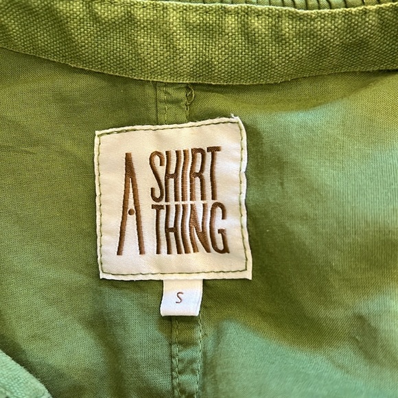 A Shirt Thing Penelope Cabo Shirt Olive - Picture 10 of 14